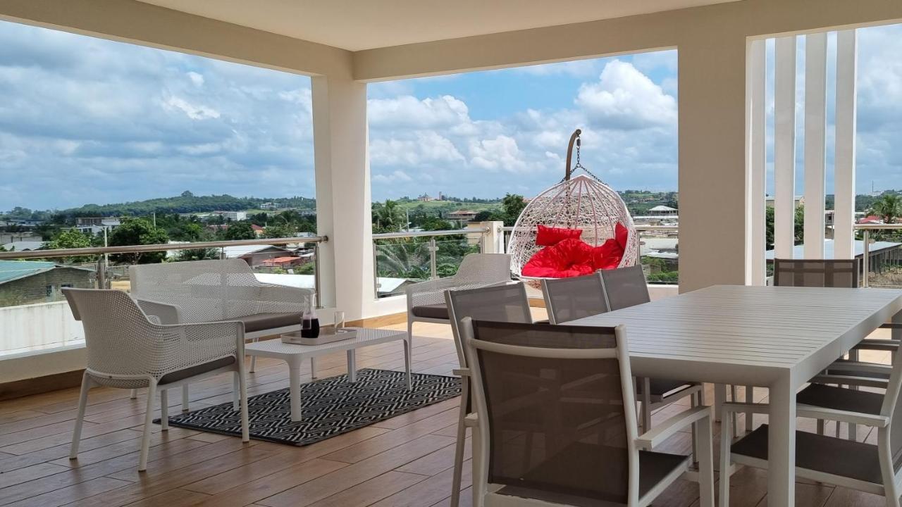 Villa Bolati, Avec Piscine, Jacuzzi, Jardin Et Vue Bonoua ภายนอก รูปภาพ