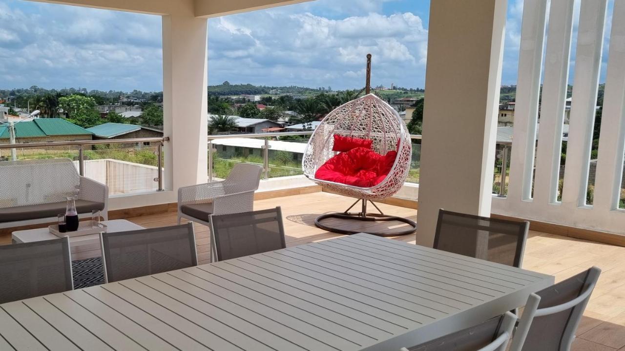 Villa Bolati, Avec Piscine, Jacuzzi, Jardin Et Vue Bonoua ภายนอก รูปภาพ