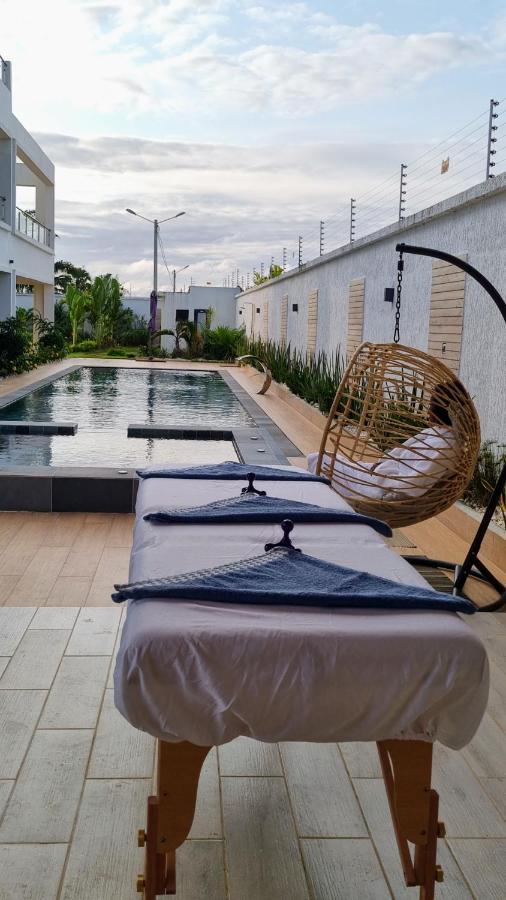 Villa Bolati, Avec Piscine, Jacuzzi, Jardin Et Vue Bonoua ภายนอก รูปภาพ